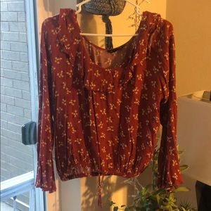 American eagle long sleeve blouse